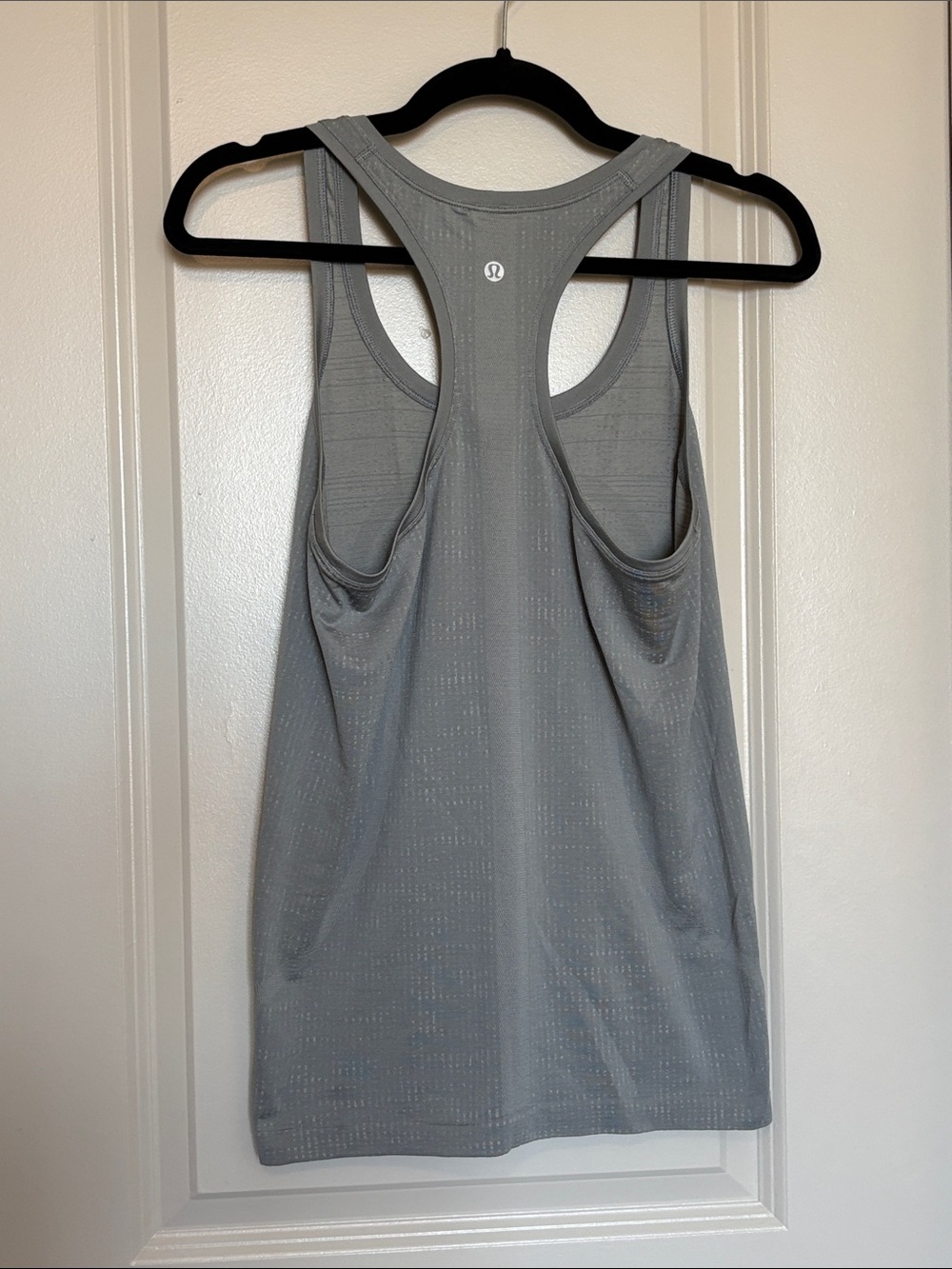 lululemon athletica Light Gray Racerback Tank Top